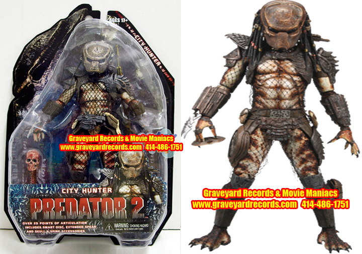 8" Neca Toys Predator Series 7 Predator 2 - Masked City Hunter